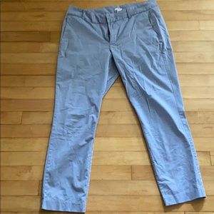 Jcrew Size 12 Gray crop cut pants